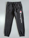 Champion Grey Script Logo Joggers Elastic (W:32|L:39)