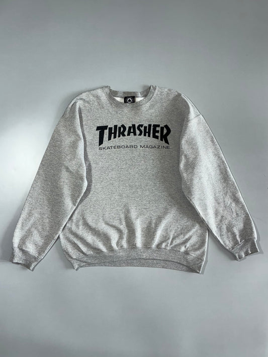 Thrasher Skateboard Magazine Logo Crewneck Sweatshirt (L)