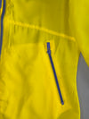 Adidas Yellow Striped Hooded Windbreaker (S)