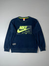 Vintage Nike Athletic Dept Neon Logo Navy Sweatshirt (M)