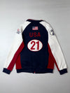 Polo Ralph Lauren “United States Racing Team” 2011 RL Racing Track Jacket – Navy/Red/White Colorblock, (M)