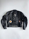 Richa x Triumph Vintage Heavy Armoured Leather Moto Jacket with Multi-Patch (Paded) (XL)
