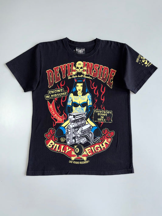 Vintage Billy Eight “Devil Inside” Las Vegas Records Graphic Tee (M)