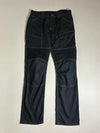 Overlap French Denim Co. Dark Indigo Biker Moto Jeans Knee Paded (W:34) (L:45)