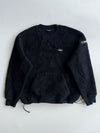 National Geographic Black Sherpa Fleece Crewneck Pullover (S/M)