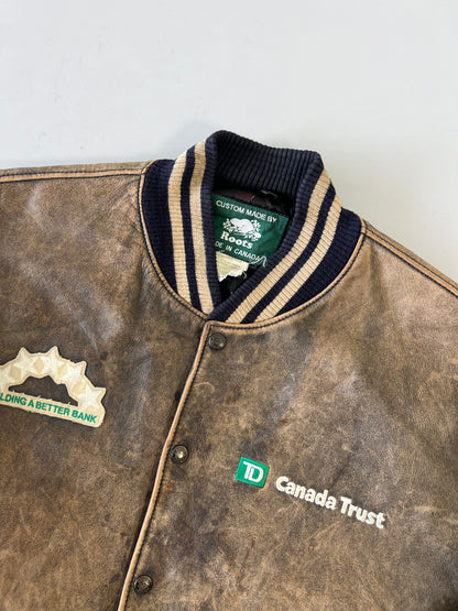 !                                             Roots Canada Original Leather Jacket (XL/2XL)