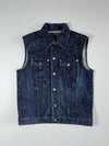 True Religion Denim Trucker Vest (L)