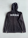Adidas Essentials Black Full-Zip Hoodie(L)