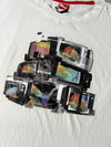 Puma Sportlifestyle White TV Screens Graphic T-Shirt (L)