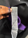NBA Los Angeles Lakers Colorblock Crewneck Sweatshirt – Black & Purple (S)