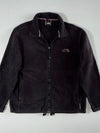 Vintage The North Face Black Polar Fleece Full-Zip Jacket (M)