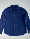 Polo Ralph Lauren Featherweight Mesh Button-Up Shirt – Navy | (L)