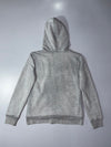 GAP Sherpa-Lined Zip-Up Hoodie – Heather Grey (M)