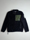 Timberland Black High-Pile Sherpa Fleece Utility Jacket (S)