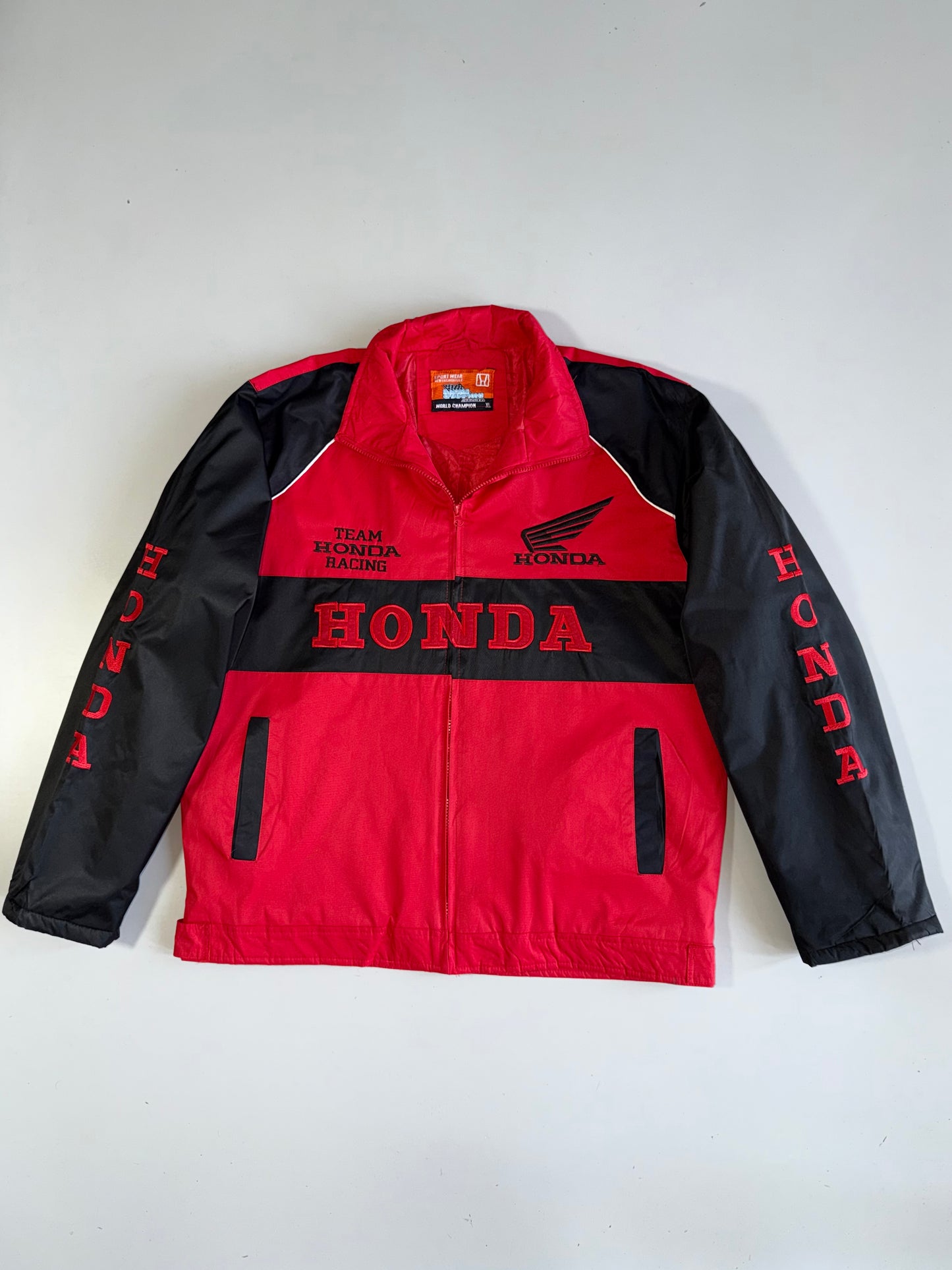 !          Vintage Style Honda Racing Motorsport Jacket (XL)