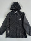 Adidas Lightweight Hooded Windbreaker Jacket (L)