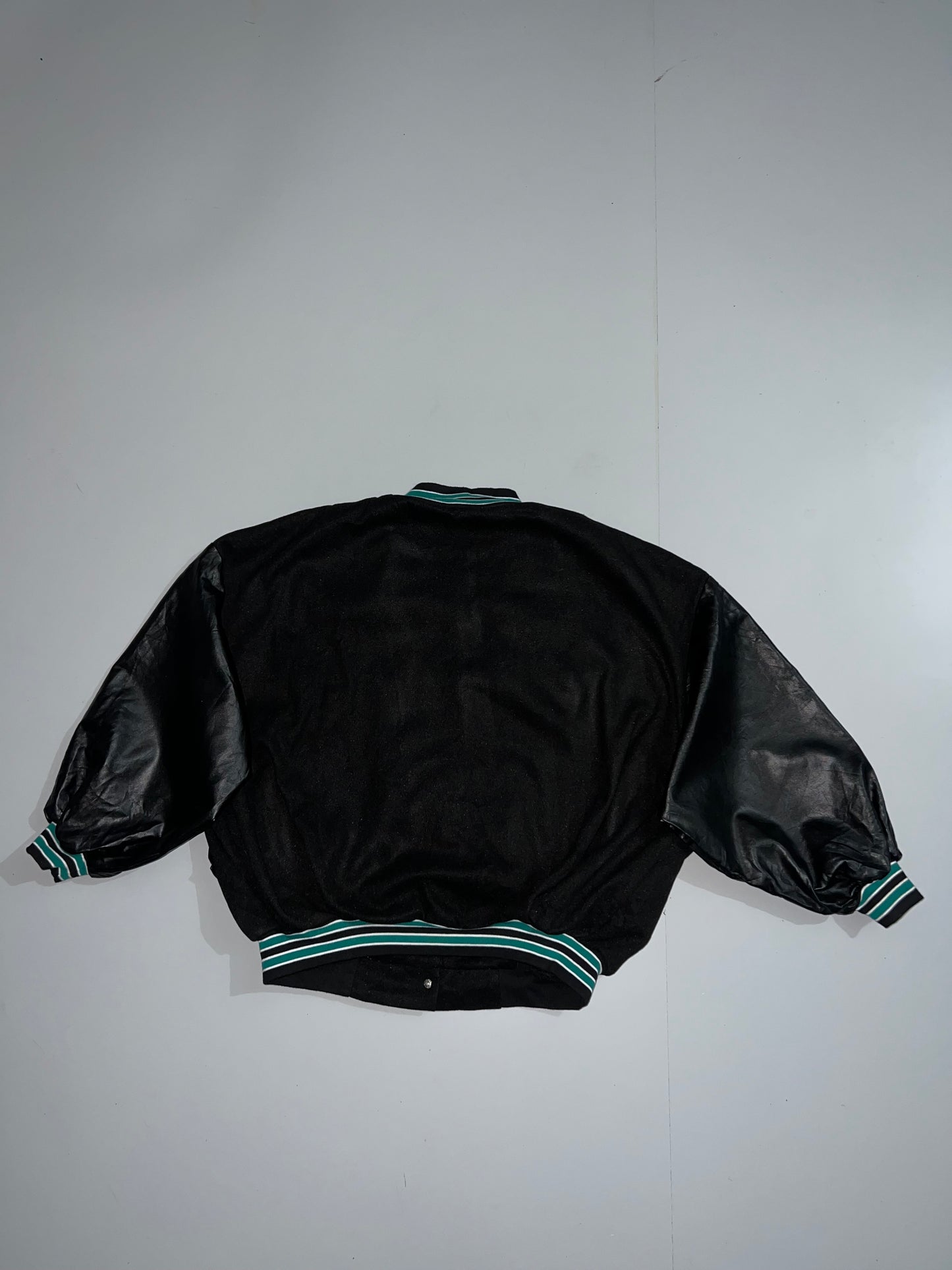 ZSuper Premium Varsity Jacket Leather sleeve  OVERSIZED (S)