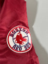 Boston Red Sox MLB Majestic Satin Snap-Up Jacket (Maroon) – Size (XL)