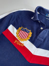 Polo Ralph Lauren Navy Chevron Crest Polo (M)