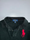 Polo Ralph Lauren | Big Pony Long Sleeve Polo | Black & Red (M)