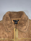 Ferre Shearling Suede Aviator Jacket (M)