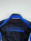 Proof Blue V-Panel Vintage Motorcycle Jacket Padded (2XL)
