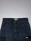 Holmes Workwear Black Double-Knee Cargo Pants (W:34) (L:41.5)