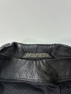 Dainese Black & Cream Leather Motorcycle Racing Jacket Padded (XL)