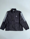 Adidas Black Fleece Half-Zip Pullover 3-Stripes Sleeve – (XL)