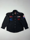Vintage Honda Black F1 Racing Embroidered Shirt Women’s  (M/L)
