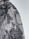 Vintage Oakley Archive Map Print Fur Hood Technical Parka Jacket (XL)