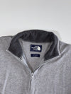 The North Face Grey Quarter-Zip Knit Sweater (L/XL)
