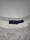 Polo Ralph Lauren Heather Grey Kangaroo Pocket Crewneck Sweatshirt (L)