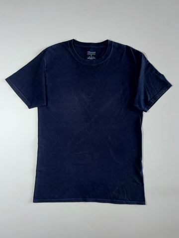 Champion Authentic Athleticwear Blank Tee — Navy (S)