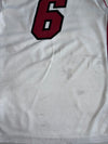 Adidas NBA | Miami Heat LeBron James #6 White Home Jersey | (S)