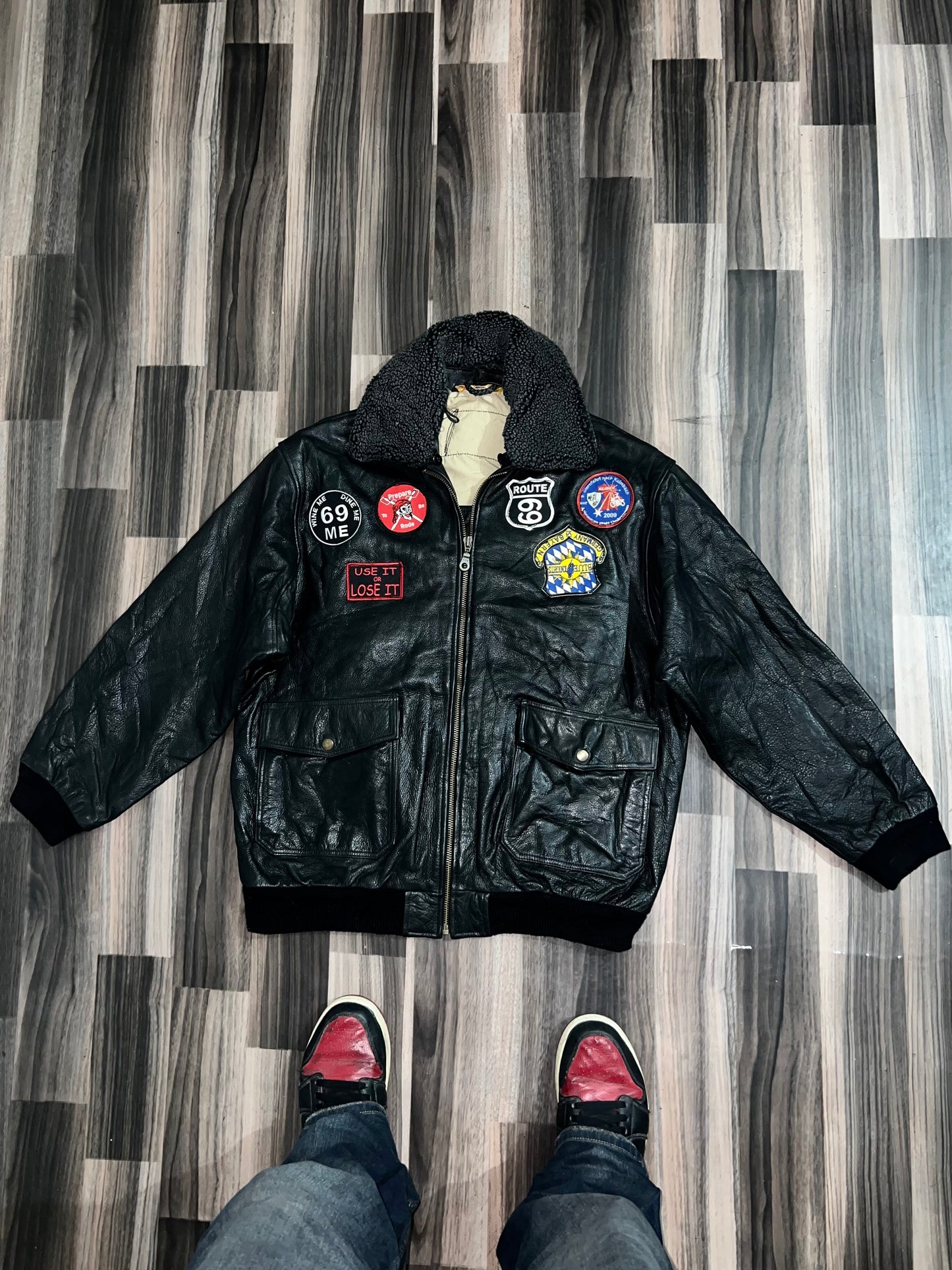 ZRARE Original Leather Jacket (XL/2XL) (ULTRA RARE)