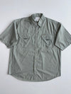 Vintage Columbia Sage Green Fishing Utility Shirt (2XL)