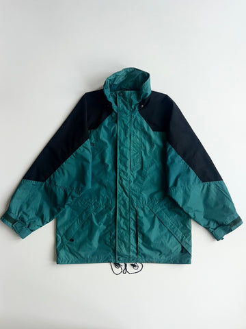 Columbia Colorblock Hooded Rain Jacket (2XL)