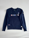 Roots Canada Patch Logo Crewneck Sweatshirt Navy (S)