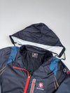 Black Yak Extreme Peak Hooded Windbreaker Jacket (Xl)