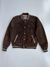 Vintage Chevignon Pure Suede Leather Varsity Jacket RARE (L/XL)