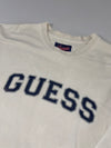 GUESS Jeans USA Cream Collegiate Logo Crewneck Sweatshirt (2XL/3XL)