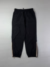 Crane Black Windbreaker Track Pants (W:34) (L:41)