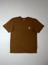 Carhartt | Brown Pocket Tee Loose Fit | (XL)