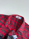 Emmanuel Schvili Disney Donald Duck Embroidered Tartan Flannel Shirt (M)