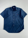 Polo Ralph Lauren | Vintage Blake Navy Short Sleeve Shirt | (2XL/3XL)