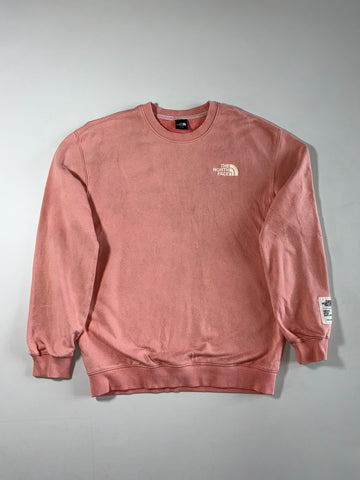 The North Face "Never Stop Exploring" Crewneck Sweatshirt – Dusty Pink (S)