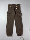 Y2K Brown Utility Cargo Pants (W:34) (L:46)