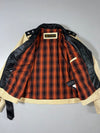 Vintage Harley-Davidson Two-Tone Leather Moto Jacket (S/M)