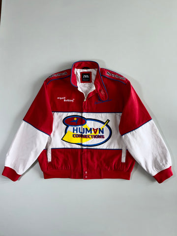 Zara “Human Connections” Racing Jacket (XL)